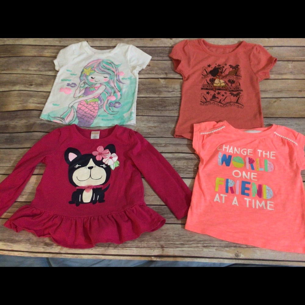 Bundle of Toddler Shirts, 2T